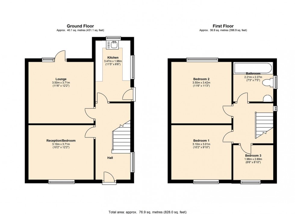 Floorplan for Westbury Road, Leicester