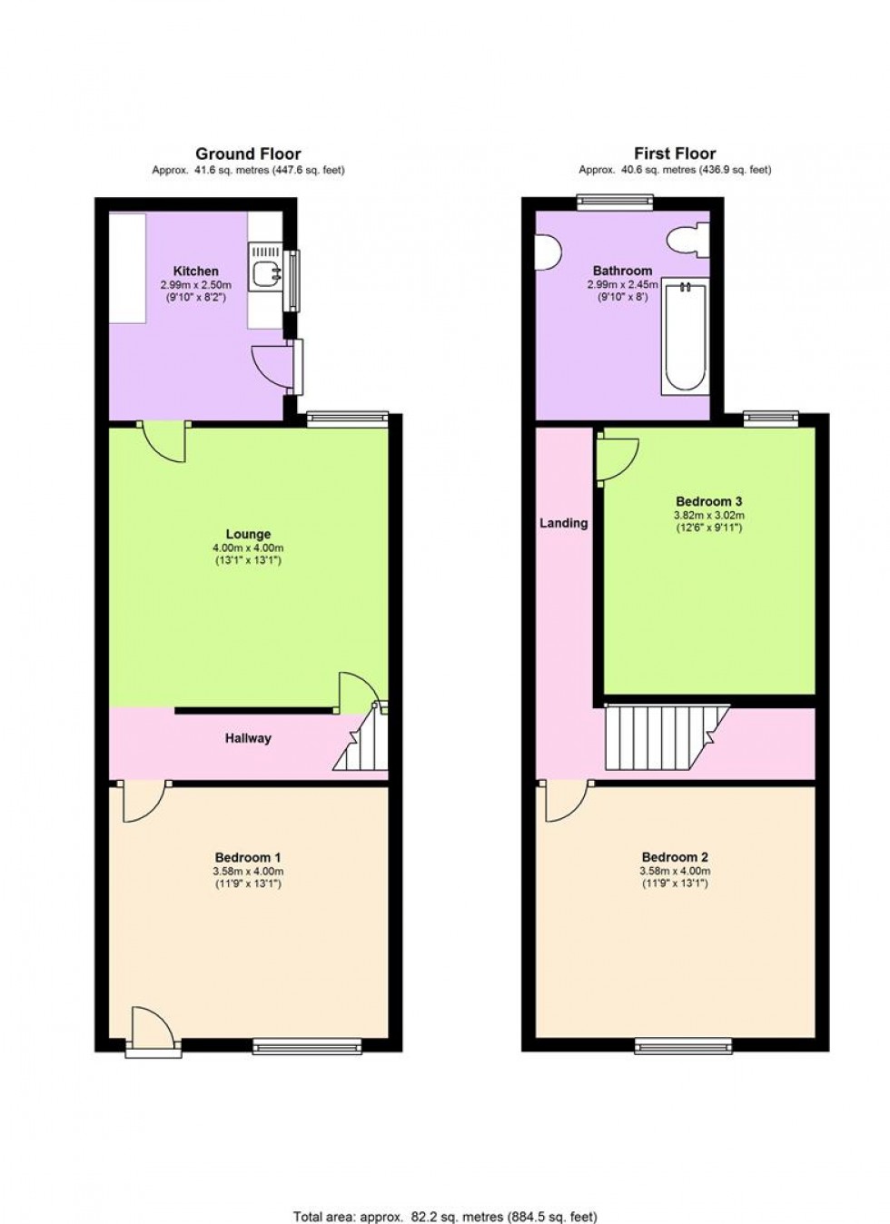 Floorplan for Avenue Road Extension, Leicester